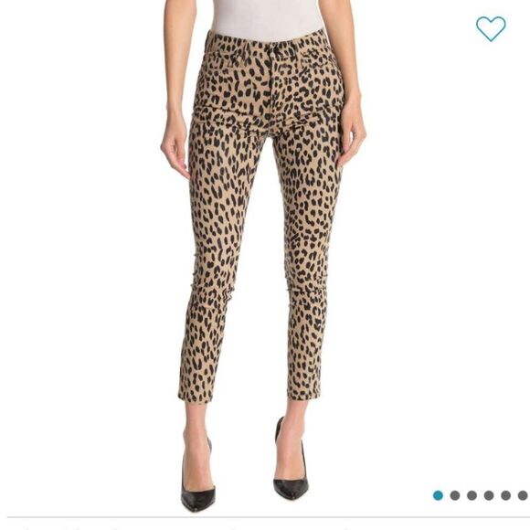 NWT Joe’s Jeans Leopard Print Hi-Rise Ankle Jeans